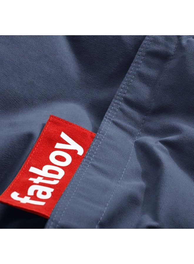 Fatboy Junior Soft Canvas Indoor Bean Bag | Made from 100% recycled polyester | Uniquely designed with children in mind | Durable, Tear & Wear resistant fabric | 100 x 100x 130 cm - Crown Blue - Image 5
